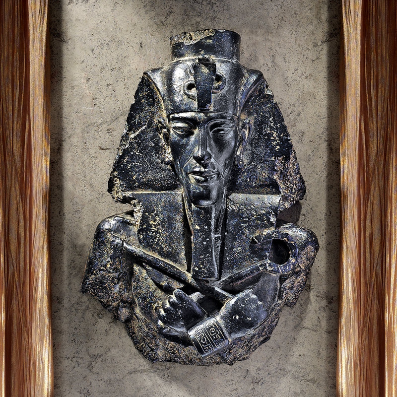 Sculpture murale Kristophop Pharaon Akhénaton