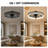 20'' Farmhouse Reversible LED Caged Ceiling Fan with Light And Remote