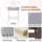 24 Inch Barstools Wood Kitchen Counter Height Bar Island Stools With Saddle Seats Backless Set Of 3 Grey And Brown Leg-108809555