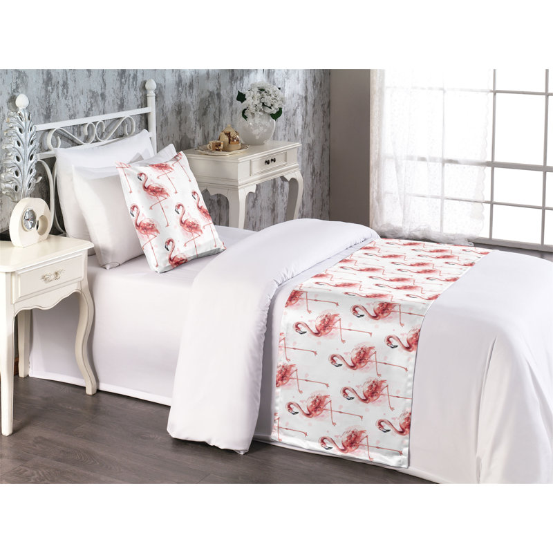 Ensemble de chemin de lit Ambesonne Flamingo