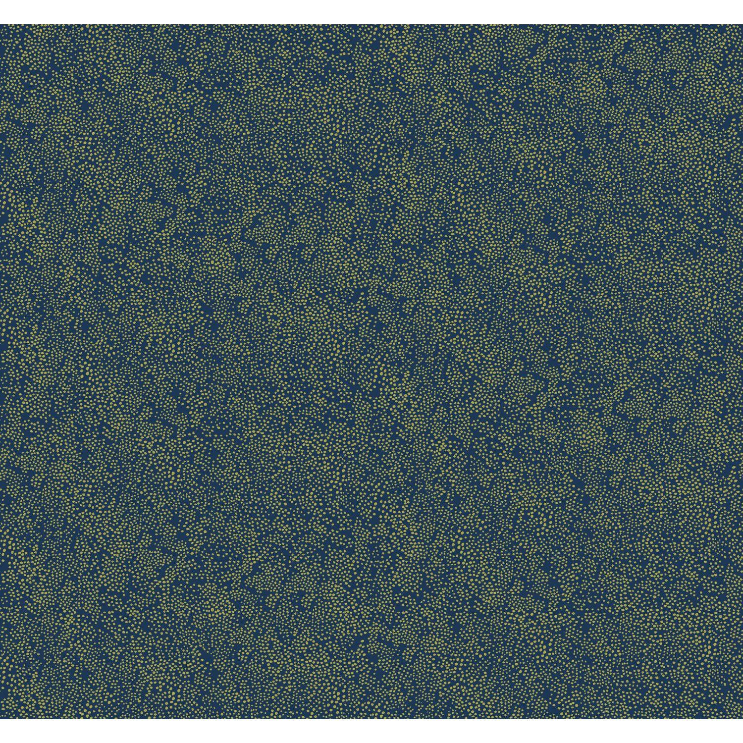 Champagne Dots Wallpaper Roll, Gold/Navy