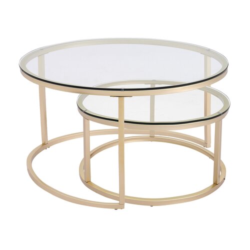 Etta Avenue™ Emmaline Frame 2 Nesting Coffee Tables & Reviews | Wayfair