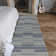 Donnavan Striped Blue Area Rug