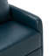Fauteuil inclinable manuel pivotant en cuir végétalien de 26,4 po Phedra-720832654