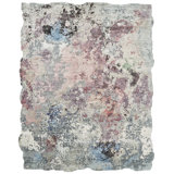Hand Knotted Wool Abstract Area Rug