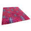 Rumi Abstract Hand-Knotted Silk Purple/Sangria/Gray/Cream Area Rug-49207563