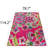Zeshaun Vibrant Floral Bloom Pink & Multi-Color Washable Area Rug
