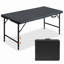 Table de fête de pique-nique pliante de 4 pi pour l'extérieur (ensemble de 2)