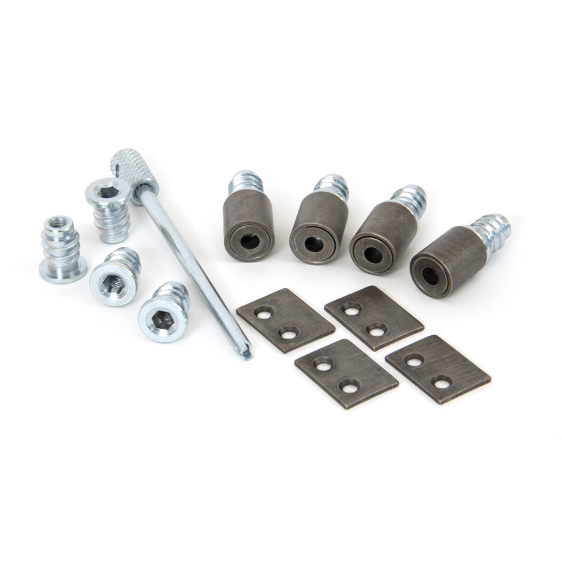 Secure Stops Door Accessory, Antique Pewter