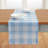 Morgan Check - 100% Pure Linen Table Runner-114726909-114726916