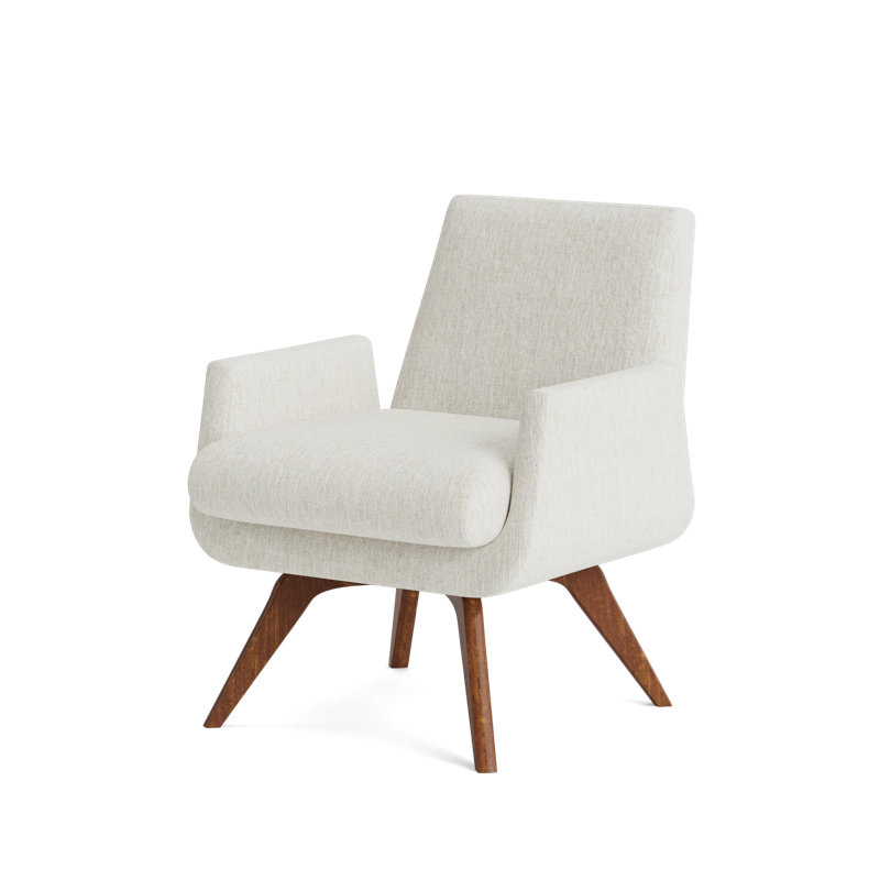 Loyd Accent Chair, Performance Weave - Snow