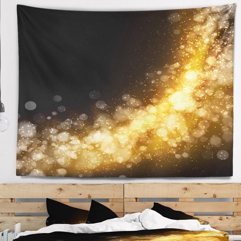 Abstract Polyester Tapestry, 32" H x 39" W