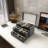 Faux Leather Accessory Box + Drawers