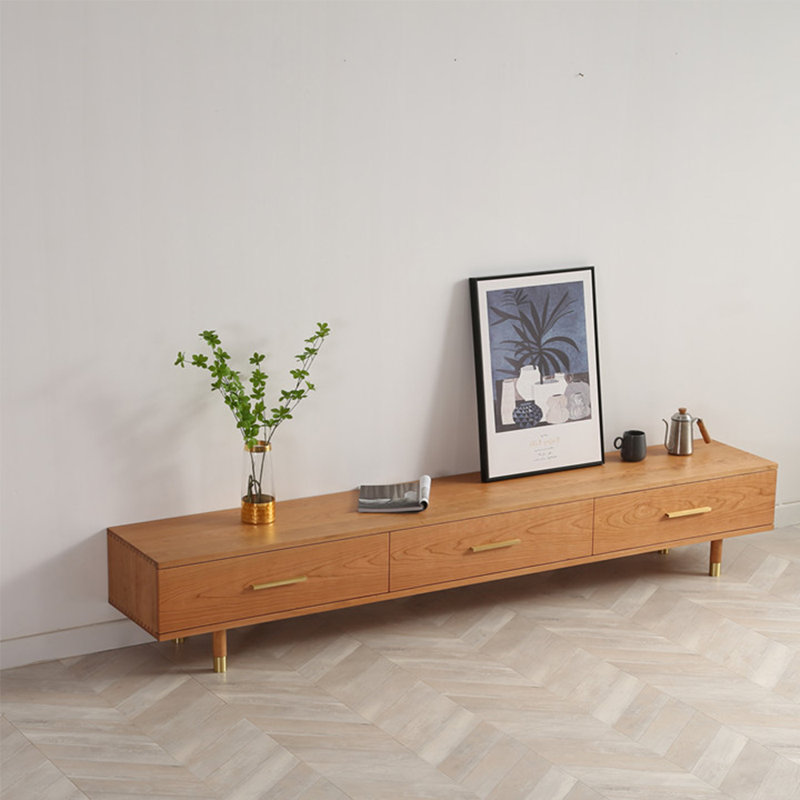 Meuble télé simple de style nordique, 70.87"