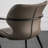 Grey Solid back side Chair(Set of 2)