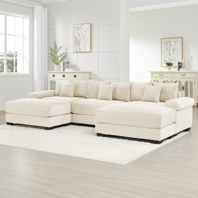 Très grand canapé modulaire 130 po Cloud