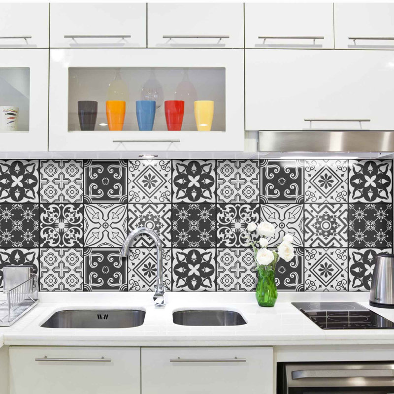 Abstract Tile Decals, 6" H x 6" W