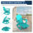 Aunika High Density Polyethylene Multifunctional Folding Adirondack Chair(Set Of 2)-412903559