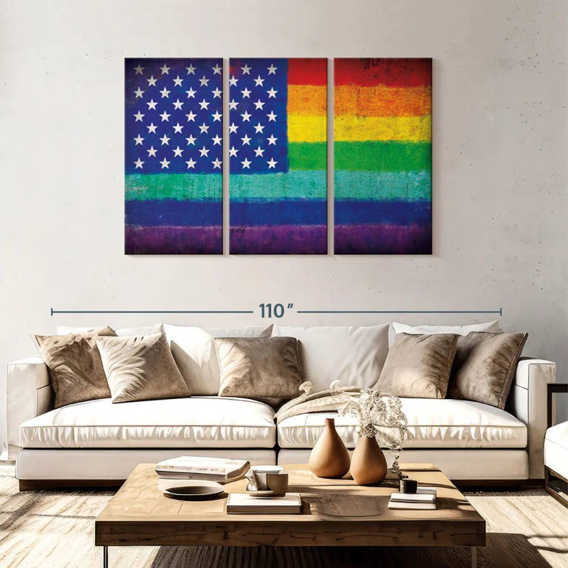 Borges American Pride Flag, 48" H x 74" W