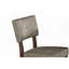 Ensemble de salle à manger 5 pièces, bois gris, mobilier de salle à manger