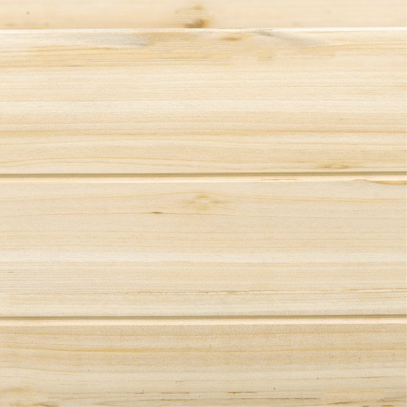 Ensemble de jardin surélevé en bois 8X2ft, jardinière surélevée avec 2 boîtes, fond et doublure auto-drainants, patio pour cultiver des légumes, des herbes et des fleurs, naturel