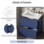 Meuble-lavabo de salle de bain avec lavabo et 2 tiroirs d'extension-2101971277