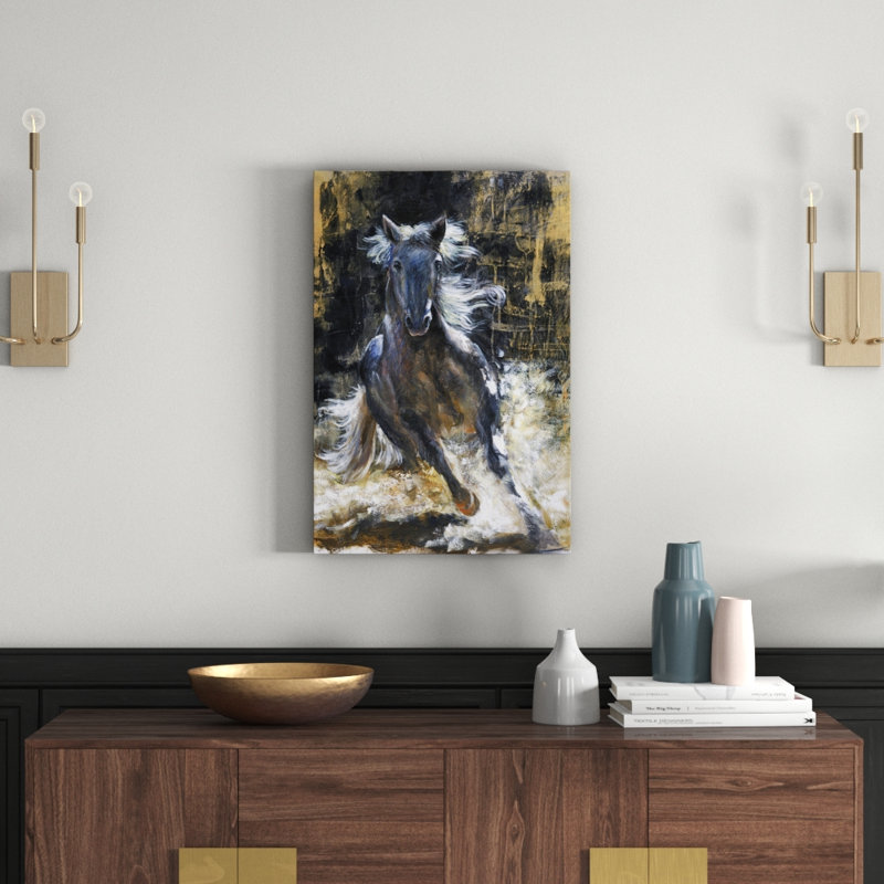 Alain Bonnec - Wrapped Canvas Painting, 76cm x 51cm x 3.81cm