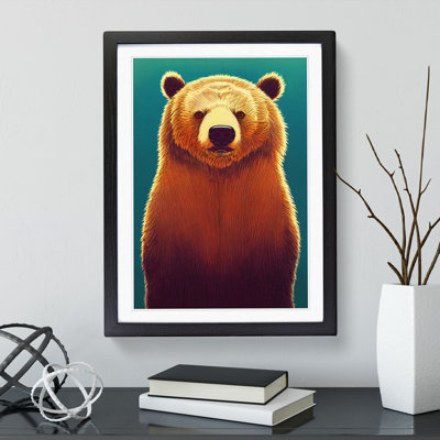 Young Bear - Single Picture Frame Painting