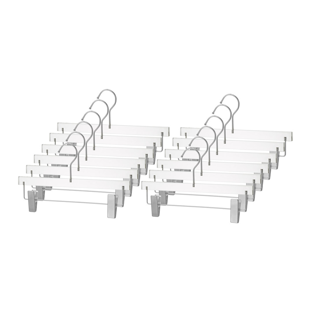 Quality Acrylic Clear Skirt Hangers, Skirt Hangers Organizes Closet Willa Arlo™ Interiors 