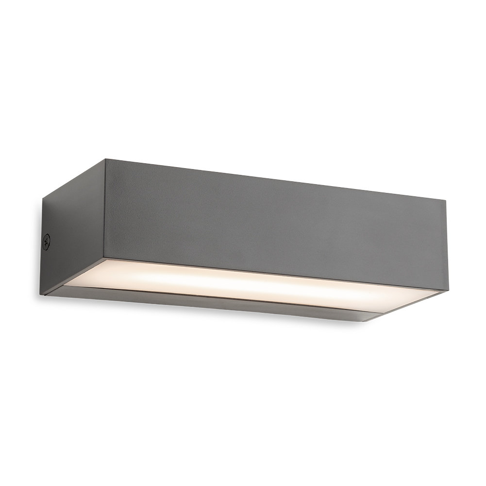 Graphite 4.6cm H Integrated LED Outdoor Sconce