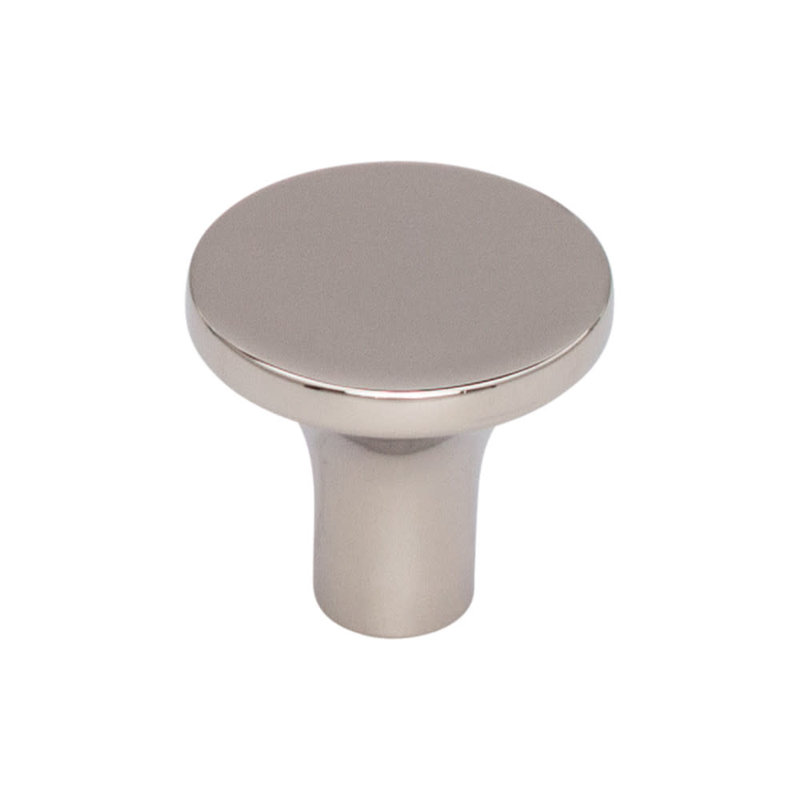 Marion 1" Diameter Round Knob, Polished Nickel, 1 1/8" Knob Diameter