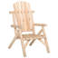 Table et chaises d'extérieur en bois massif