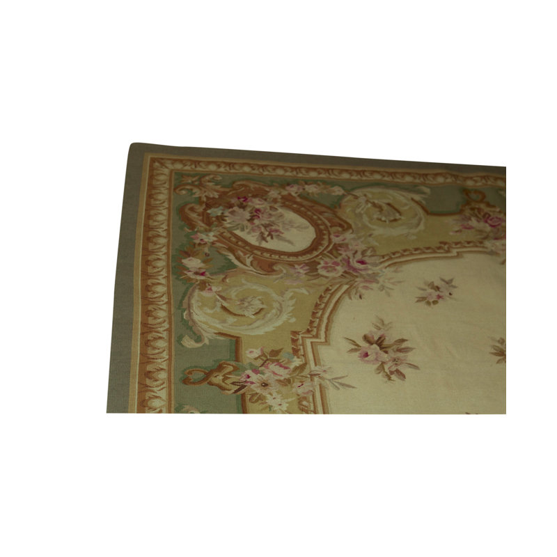 Aubusson Wool Oriental Area Rug