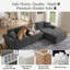 Oliver Modern Style Upholstered Large 3 Seats Seville Couch With Ottoman-991506850