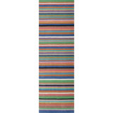 Colori Stripe Hand-Tufted New Zealand Wool Multicolor Area Rug