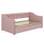 Lit de jour simple tapissier avec lit gigogne escamotable-423639972