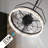 20'' Modern Ceiling Fan With Light With Remote Control, Crystal Ceiling Light With Fan, Timing & Dimmable