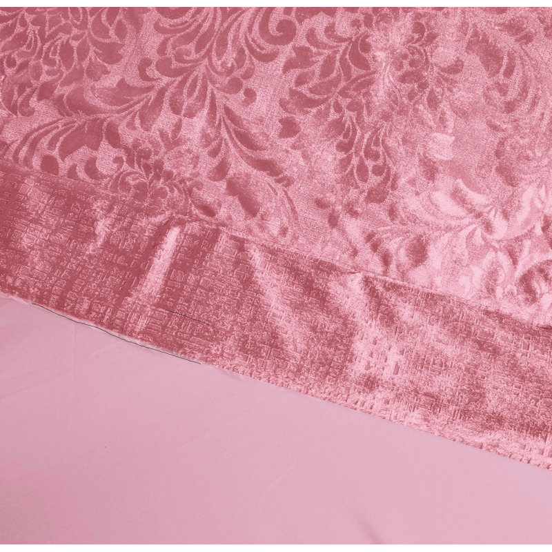 Microfiber Bedspread with Pillow Shams Included, Double Bedspread + 2 Standard Shams, Pink