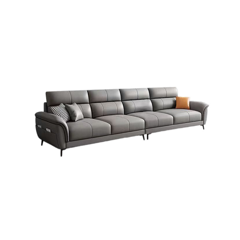 Canapé moderne à rangée droite simple, H 36,61 po x l 110,23 po x P 35,43 po