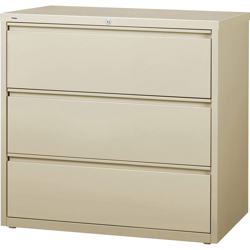 Classeur latéral 3 tiroirs Pabel, Mastic
