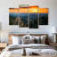 Great Smoky Mountains Sunrise Wall Art Multi Piece Canvas Print-387397352