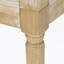 Chaise d'appoint en bois d'hévéa beige naturel-87105006