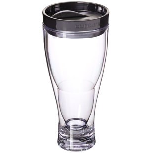 Verre pilesner en acrylique 28 onces à l’envers
