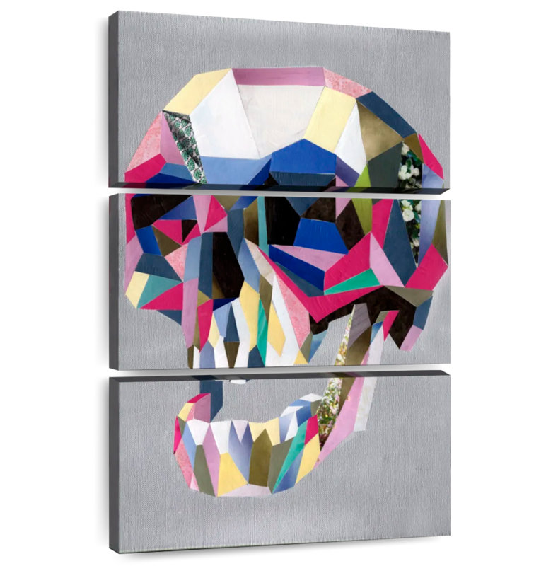 Skull Abstract, 32" H x 20" W