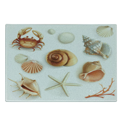 East Urban Home Glass Christam Cutting Board