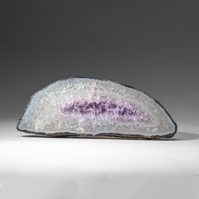 Véritable tranche de géode améthyste de l'Uranda (3 lb)