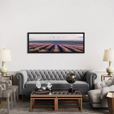 «Lavender Field, Provence, France» par Matteo Colombo - Estampe numérique sur toile tendue avec châssis