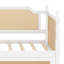 Lit de jour en rotin avec 2 grands tiroirs de rangement, structure en bois durable-255779507