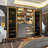 Closet System With Wood Drawers-775865532