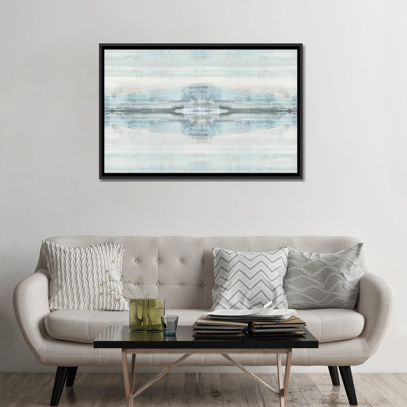 « symmetry ii », impression sur toile, H 18 po x l 26 po x P 1,5 po, Toile avec cadre noir, Pas de tapis